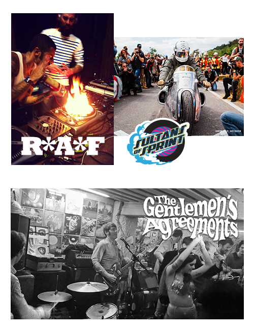 Dandy Riders Festival, DJ R*A*F, Sultans of Sprint, The Gentlemen's Agreements